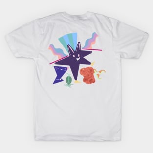 Doodle geometry full color T-Shirt